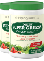 Daily Super Greens Powder, 9.88 oz (280 g) Bottle, 2 Bottles