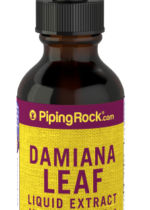 Damiana Leaf Liquid Extract Alcohol Free, 2 fl oz (59 mL) Dropper Bottle