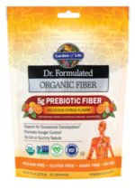 Dr. Formulated Organic Prebiotic Fiber Powder (Citrus), 7.9 oz (223 g) Bag