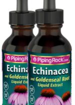 Echinacea & Goldenseal Liquid Extract Alcohol Free, 2 fl oz (59 mL) Dropper Bottle, 2 Bottles