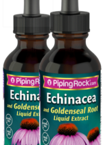 Echinacea & Goldenseal Liquid Extract Alcohol Free, 2 fl oz (59 mL) Dropper Bottle, 2 Bottles
