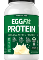 Egg White Protein EggFit (Unflavored and Unsweetened), 2 lb (908 g) Bottle