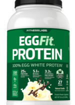 Egg White Protein EggFit (Vanilla), 2 lb (908 g) Bottle