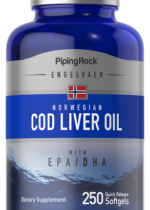 Supreme Engelvaer Norwegian Cod Liver Oil, 250 Quick Release Softgels