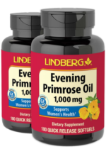 Evening Primrose Oil, 1000 mg, 100 Quick Release Softgels, 2 Bottles