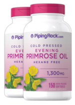 Evening Primrose Oil, 1300 mg, 150 Quick Release Softgels, 2 Bottles