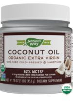 Extra Virgin Coconut Oil (Organic), 16 fl oz (473 mL) Bottle