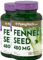 Fennel Seed, 480 mg, 180 Quick Release Capsules, 2 Bottles