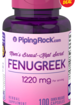 Fenugreek, 1220 mg (per serving), 100 Quick Release Capsules