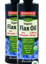 Flax Oil with Lignans Liquid (Organic), 16 fl oz (473 mL) Bottle, 2 Bottles