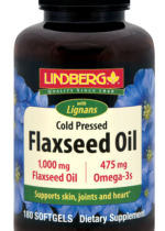 Flaxseed Oil with Lignans, 1000 mg, 180 Softgels