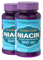 Flush Free Niacin, 500 mg, 100 Quick Release Capsules, 2 Bottles