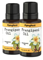 Frangipani Fragrance Oil, 1/2 fl oz (15 mL) Dropper Bottle, 2 Dropper Bottles