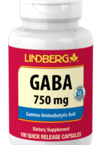 GABA (Gamma-Aminobutyric Acid), 750 mg, 100 Capsules