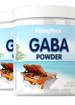 GABA Powder (Gamma-Aminobutyric Acid), 6 oz (170 g) Bottles, 2 Bottles