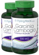 Garcinia Cambogia Plus Chromium Picolinate, 500 mg, 120 Quick Release Capsules, 2 Bottles