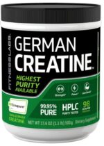 German Creatine Monohydrate (Creapure), 5000 mg (per serving), 1.1 lb (500 g) Bottle