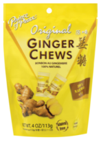 Ginger Candy Chews, 4 oz (113 g) Bag