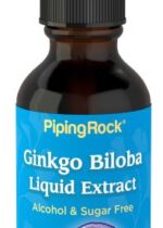 Ginkgo Biloba Liquid Extract Alcohol Free, 2 fl oz (59 mL) Dropper Bottle