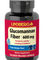 Glucomannan Fiber, 600 mg, 120 Quick Release Capsules