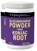 Glucomannan Powder (Konjac Root), 12 oz (340 g) Powder, 2 Bottles