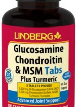 Glucosamine Chondroitin & MSM Plus Turmeric Tabs, 180 Tablets