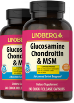 Glucosamine Chondrotin & MSM, 240 Capsules, 2 Bottles