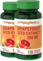 Grapefruit Seed, 250 mg, 120 Quick Release Capsules, 2 Bottles