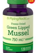 Green Lipped Mussel Freeze Dried from New Zealand, 750 mg, 120 Quick Release Capsules