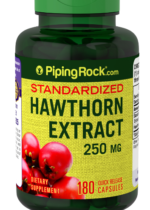 Hawthorn Extract (Standardized), 250 mg, 180 Quick Release Capsules