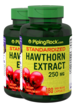 Hawthorn Extract (Standardized), 250 mg, 180 Quick Release Capsules, 2 Bottles