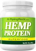 Hemp Protein Powder, 16 oz (454 g) Bottle
