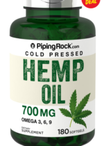 Hemp Seed Oil (Cold Pressed), 700 mg, 180 Quick Release Softgels