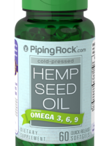 Hemp Seed Oil (Cold Pressed), 700 mg, 60 Quick Release Softgels