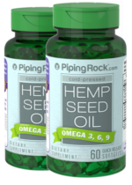 Hemp Seed Oil (Cold Pressed), 700 mg, 60 Quick Release Softgels, 2 Bottles
