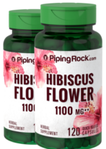 Hibiscus Flower, 1100 mg, 120 Quick Release Capsules, 2 Bottles