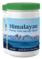 Himalayan Pink Mineral Salt, 26.5 oz (750 g) Bottles, 2 Bottles