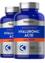 Hyaluronic Acid with MSM, 180 Quick Release Capsules, 2 Bottles