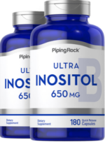 Inositol, 650 mg, 180 Quick Release Capsules, 2 Bottles