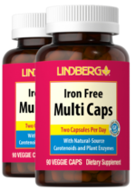 Iron Free Multi Caps, 90 Vegetarian Capsules, 2 Bottles