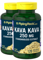Kava Kava Standardized Extract, 250 mg, 120 Quick Release Capsules, 2 Bottles