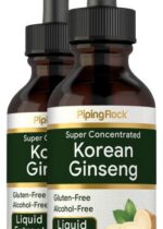 Korean Ginseng Liquid Extract Alcohol Free, 2 fl oz (59 mL) Dropper Bottle, 2 Dropper Bottles