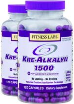 Kre-Alkalyn Creatine, 1500 mg, 120 Capsules, 2 Bottles