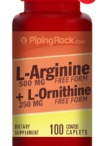 L-Arginine & Ornithine, 500/250 mg, 100 Coated Caplets