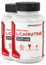 L-Carnitine, 500 mg, 120 Quick Release Capsules, 2 Bottles