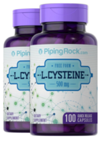 L-Cysteine, 500 mg, 100 Quick Release Capsules, 2 Bottles