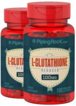 L-Glutathione (Reduced), 100 mg, 100 Quick Release Capsules, 2 Bottles