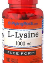 L-Lysine (Free Form), 1000 mg, 100 Coated Caplets
