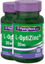 L-OptiZinc, 30 mg, 100 Quick Release Capsules, 2 Bottles