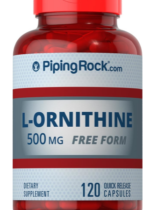 L-Ornithine, 500 mg, 120 Quick Release Capsules